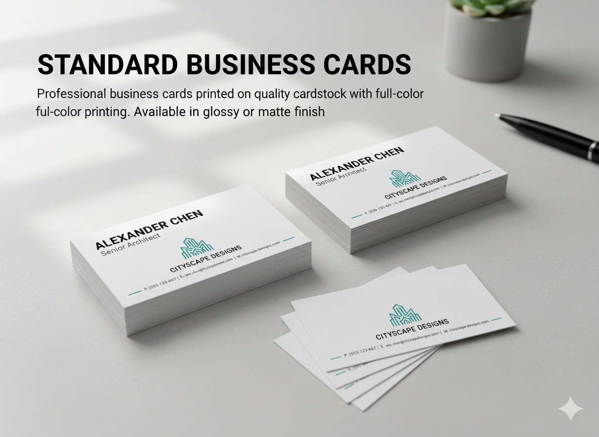 Standard Business Cards